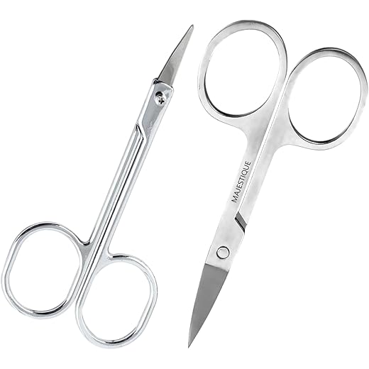 Majestique Professional Cuticle Scissors 2Pcs
