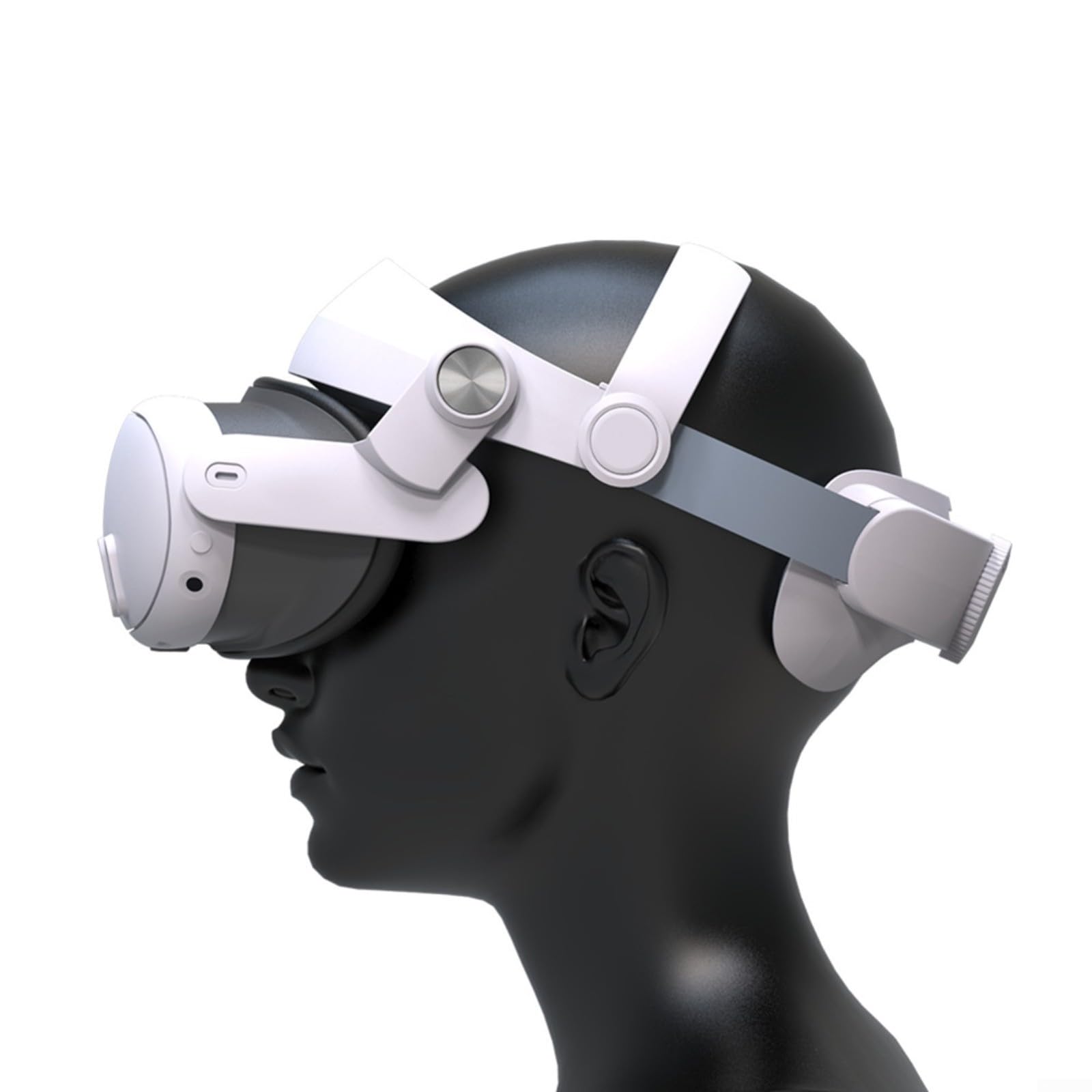 Vr Head Strap per Meta 3/3S, alimentato a batteria con carica Dualboost, regolazione rapida, parte di ricambio per cuffie da gioco di lunga durata (T300 Regular)