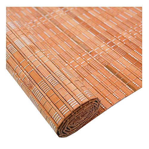 CHAXIA Persiana De Bambú Enrollable Terraza Sala De Estudio Luz De La Cubierta Protector Solar Dividir Cortina Uso Interior/Exterior, 2 Colores, Múltiples Tamaños Personalizable