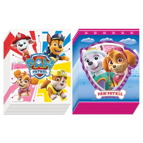 Sacs surprise Paw Patrol et autocollants pour une fête d'enfants réussie