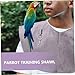 Kisangel Parrot Scratch Shoulder Cape Training Shawl for Parrots Macaws Lovebirds