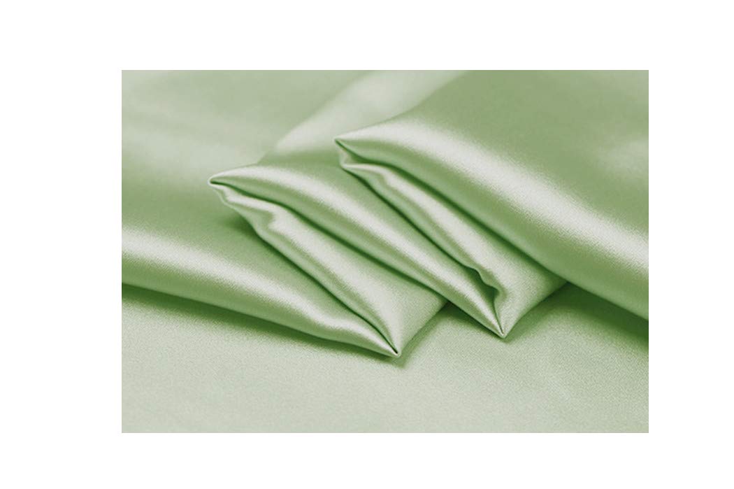 Parure de lit 100% soie de mûrier 19mm | Drap sans couture luxe Green Queen