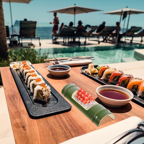 Plato decorativo para servir sushi en forma de bandeja miniatura 6