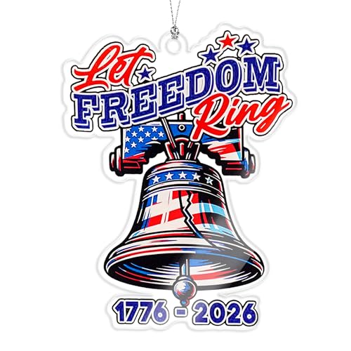 Christmas Ornaments - 250 Anniversary USA Merchandise - Christmas Ornament 2026 - United States 250th Anniversary Decor – America 250 Years Patriotic Home Decor