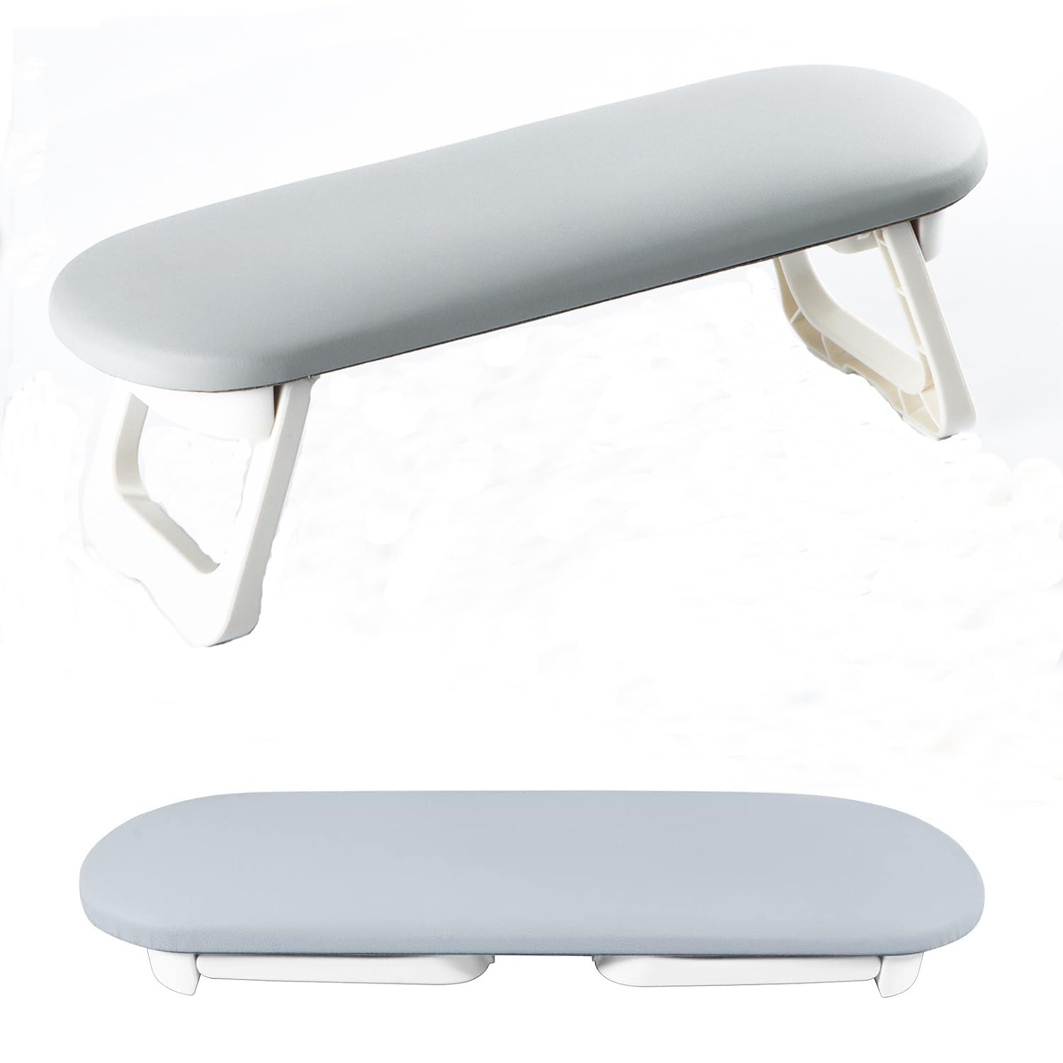 MaxBlaster Nail Arm Rest-Arm Rest for Nails Tech,Foldable PU Leather Nail Hand Rest with Soft High-Density Sponge, for Acrylic Nails Cushion Hand Holder,Manicure Nail Tool