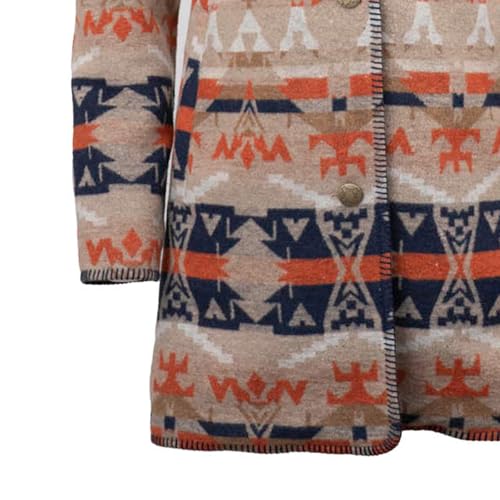 Outback Trading Company Women's Moree 29663 Warm Wool Like Casual Western Fashion Taffeta Lined Buttoned Jacket with Pockets3