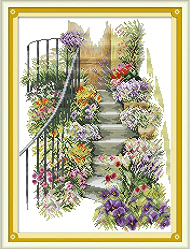 Kit d'art diamant fleurs 30x40cm pour créer une décoration murale maison