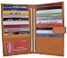 Marshal Genuine Leather Bi-fold Card Holder #1629CF Tan