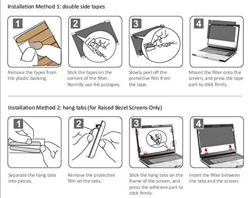Image of PxIn TechnoEye 17 Inch (5:4) Privacy Screen Filter - NO Eye Strain | Anti-Blue Light + Anti-Glare | Privacy Screen Protector