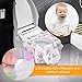 PaperKiddo 20 Pack Disposable Toilet Seat Covers Pink Unicorn Design Waterproof Potty Training Seat Cover Set Extra Large Perfect for Kids and Adults Individually Wrapped for Travel and Home