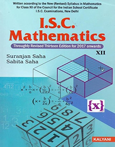 ISC Mathematics Class - 12 : Amazon.in: Books