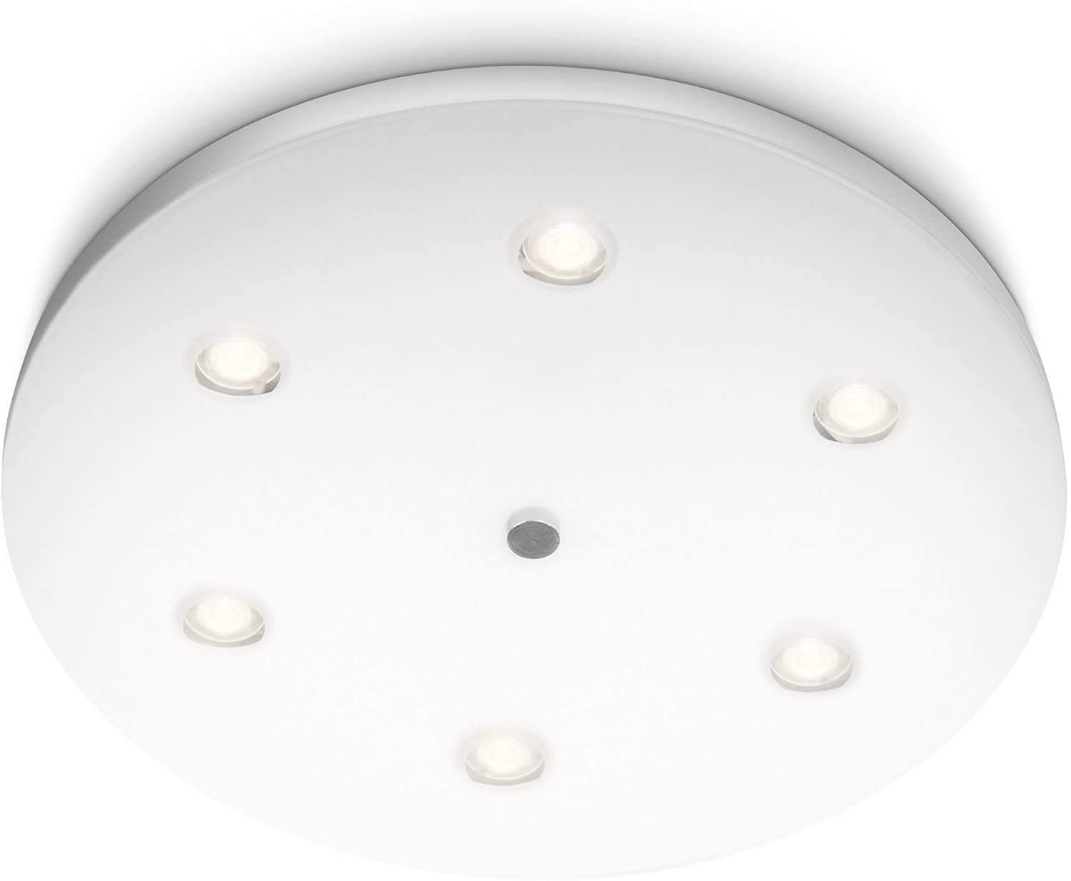 Philips 321583116 Plafonnier Blanc Métal pour Éclairer Votre Salon et Créer une Ambiance Douce - 4