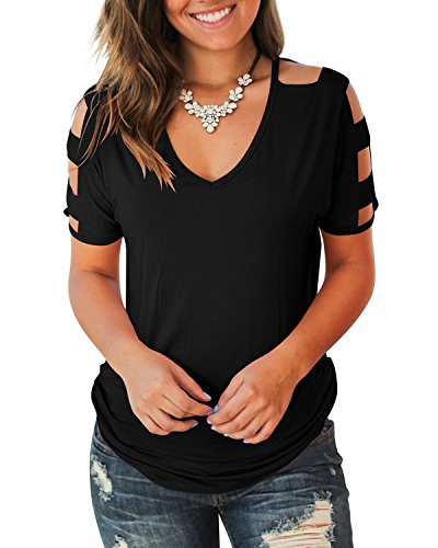 Jescakoo V Neck Top