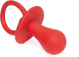Lanco Dog Pacifier for Small Breeds Puppies - Soft Latex/Rubber Dog Binky - Comply with Same Safety Standards as Baby Toys - Perfect for Senior Dogs - Not for Aggressive Chewers