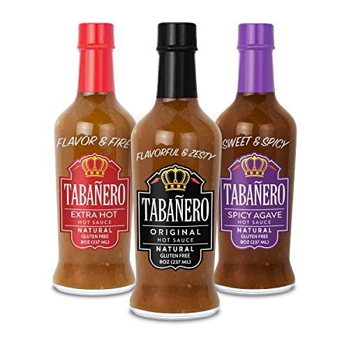 TabaÃ±ero Fiesta 3-Flavor Hot Sauce Variety Pack, 8oz. Bottles (Tri-Pack)