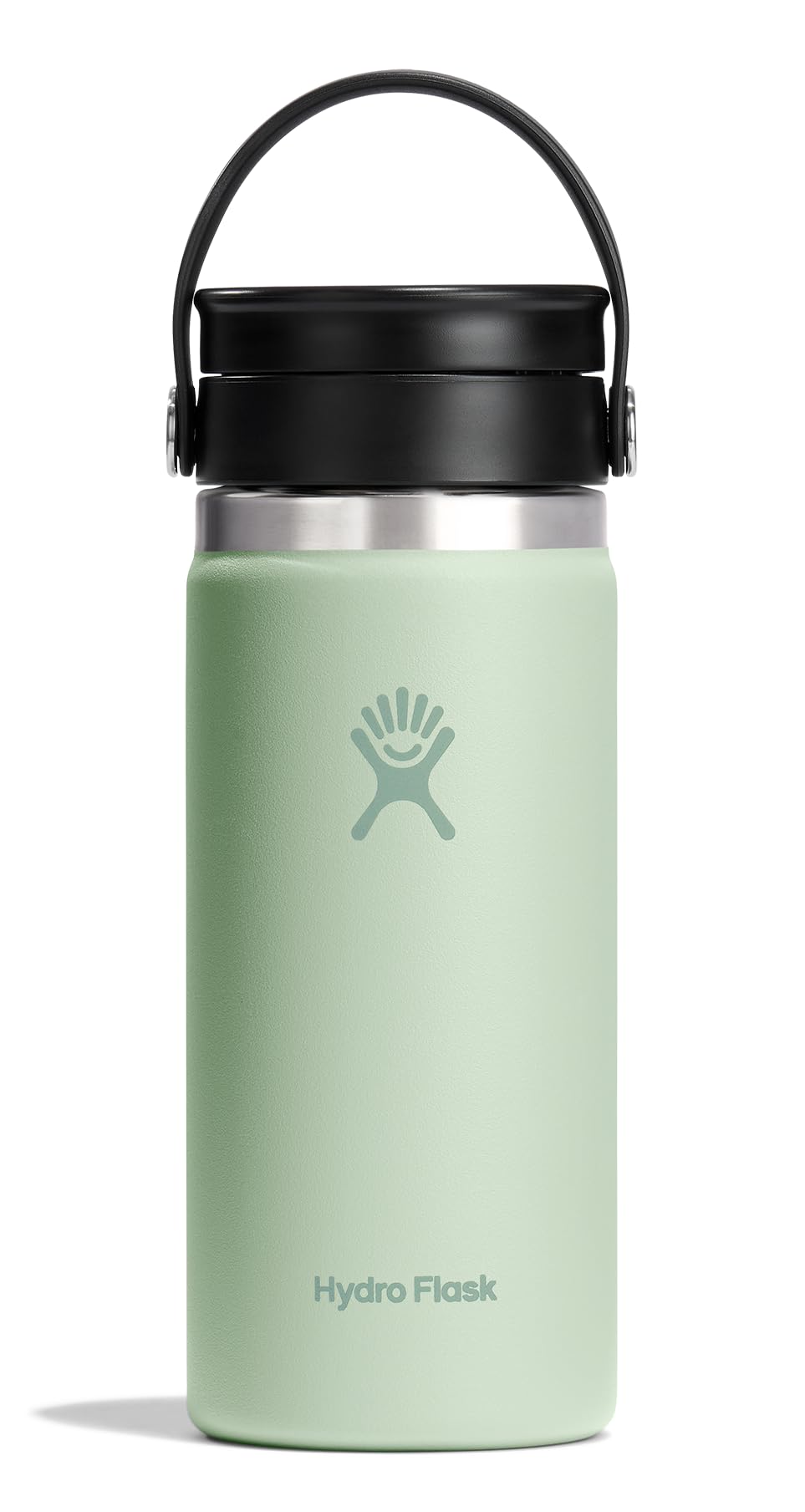 Hydro Flask Flex Sip Coffee Tumbler – Insulated Stainless Steel, Non Spill, Leak Proof Travel Coffee Cup 16 Oz Aloe Green