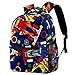 Niedliche Rucksäcke Mini Allradantrieb Spielzeug Auto Pop Blau Studenten Mode Schulter Buchtasche Damen Reiserucksack Herren Casual Klassischer Rucksack