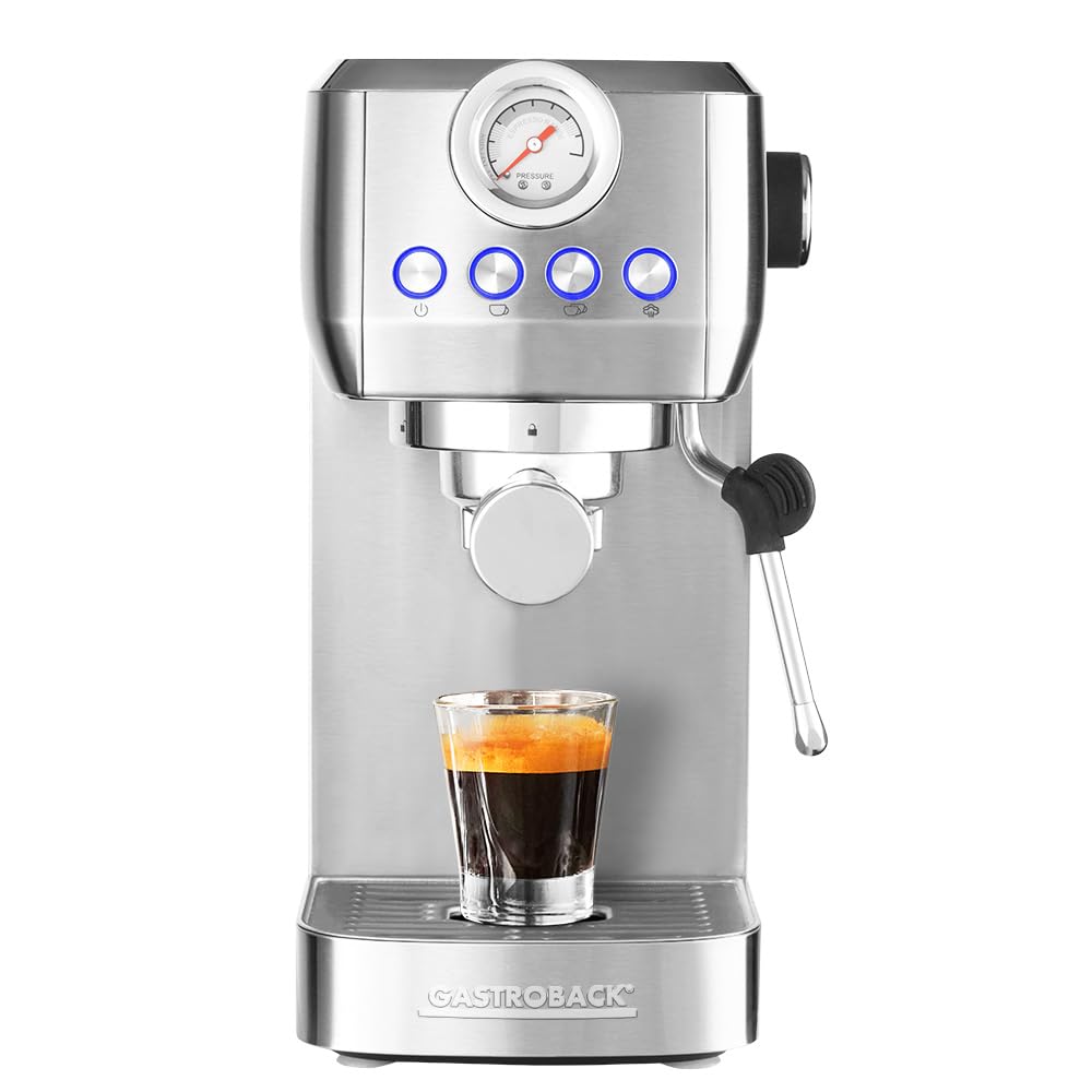 GASTROBACK Design Espresso Piccolo Pro, Silber