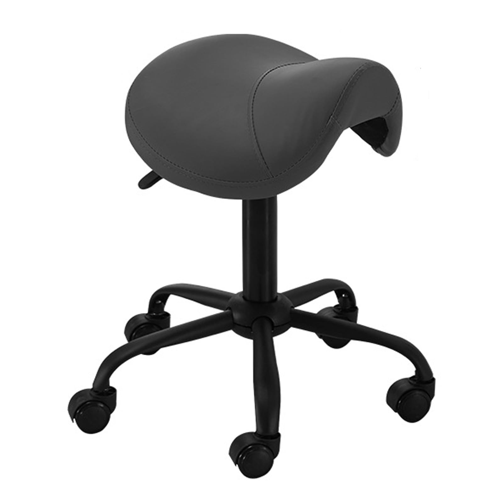 Tabouret de selle ergonomique pivotant à hauteur réglable pour bureau