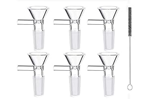 Glass Bubble Pipe Funnel Cleansing Labs And Home With Brush Easy Clean