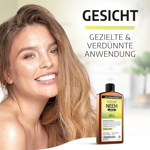 Neemöl 150 ml - Rein, Natürlich und Kaltgepresst - Mehrzweck-Öl - Garten, Pflanzen, Zuhause, Kosmetiköl