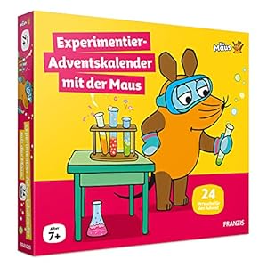FRANZIS 67185 – Experimentier-Adventskalender mit der Maus, 24 Versuche für den Advent zum Entdecken, Forschen und…