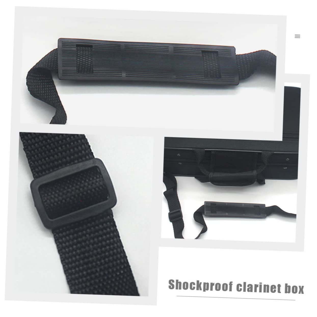 BESTonZON Portable Water Resistant Clarinet Carrying Bag Padded Clarinet Gig Case with High Density Protection Lightweight and Durable Design for