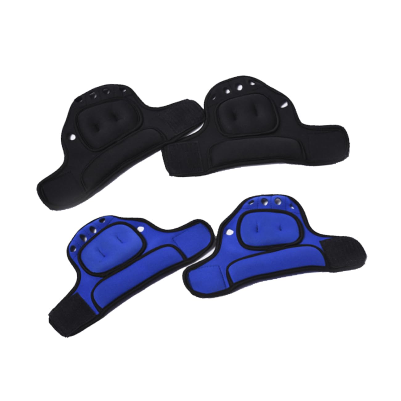 Toddmomy Guantes Peso de 1kg, Par Azul de Poliéster para Gimnasio