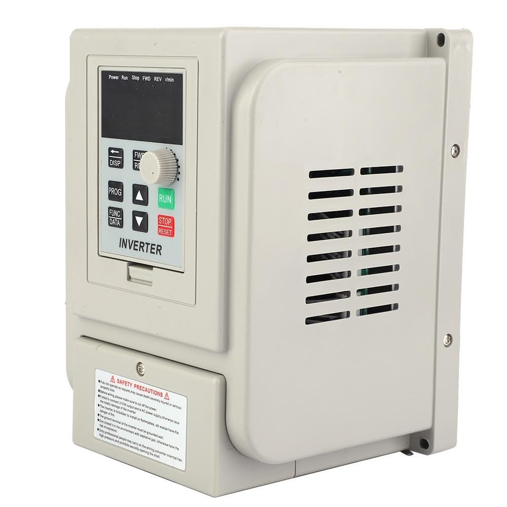 DEWIN Inverter Di Velocità VFD,2,2 KW AT2 Regolatore Di Velocità VFD A Frequenza Variabile 220V CA, Ingresso Monofase, Uscita Monofase