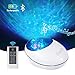 Ocean Wave Nachtlichtprojektor mit Fernbedienung und Timer, Wiederaufladbare USB Bluetooth Projektorlampe mit 7 Farbmodi und 8 Ambient Nature Tunes
