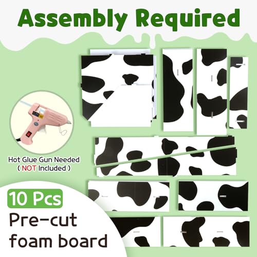 Image of Imprsv Cow Birthday Party Decorations, 3ft Marquee Numbers 8 Light Up Decor