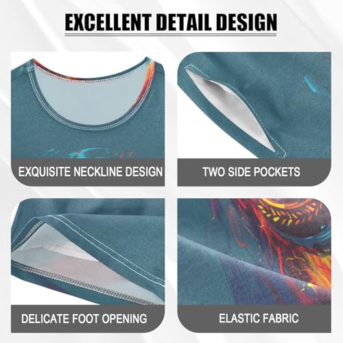 senya Short Sleeve Pajamas Sets Summer Cotton Sleepwear Flaming Cricket Ball4