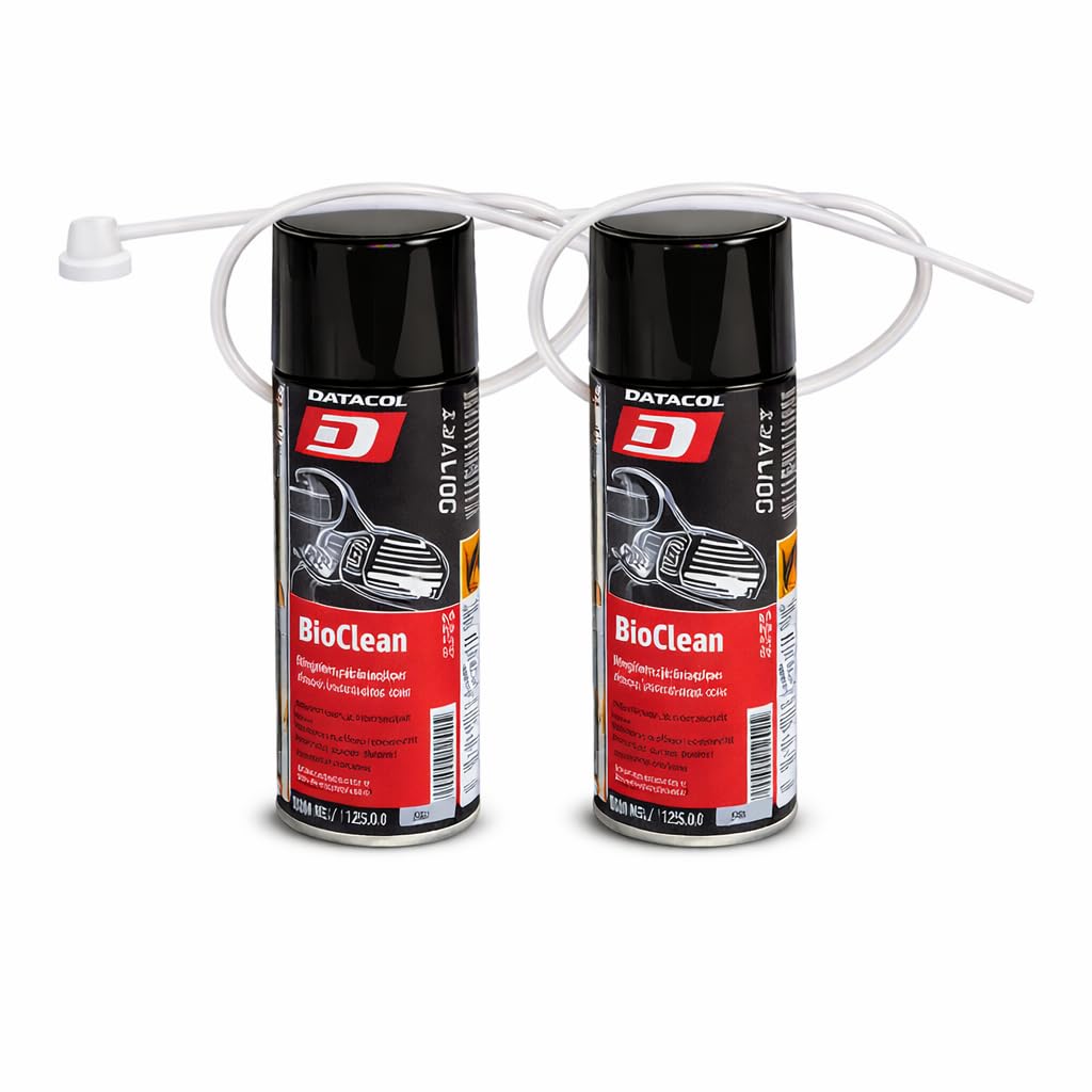 BioClean Higienizante & Bactericida 400 ml Datacol – Spray Profesional para Aire Acondicionado y Climatización | Elimina Bacterias, Hongos y Malos Olores + Fragancia Fresca (2, 400 ml)