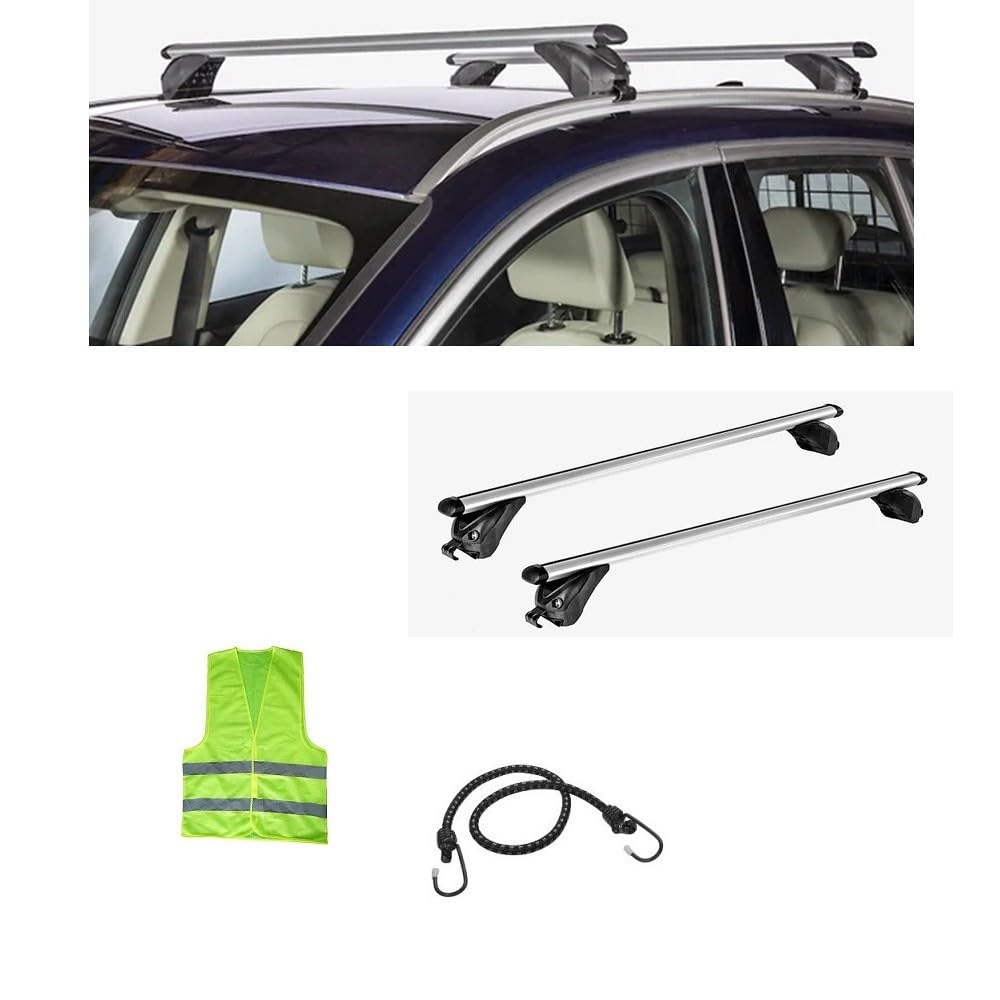 Barre Portatutto Owen 5.0 PRO Per Auto Con Corrimano Alto – Alluminio, 120 Cm, Portata 90 Kg, Universali