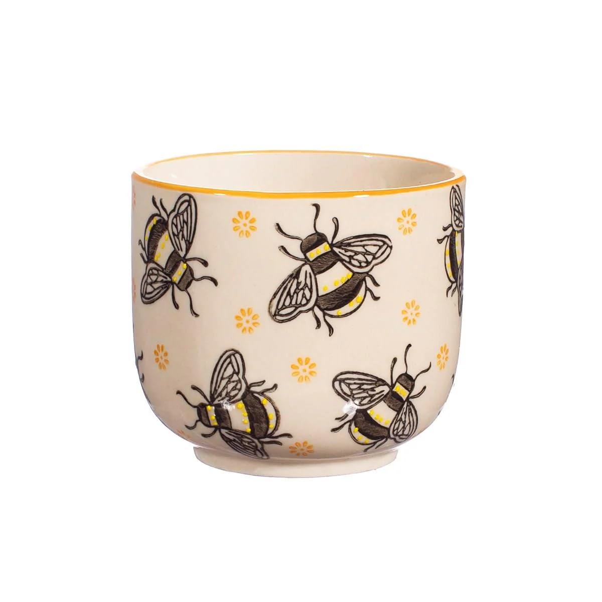 Sass & Belle Yellow Busy Bees Small Planter