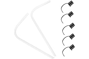 Long Five and Two Straws with Lids for Sports Water Bottle