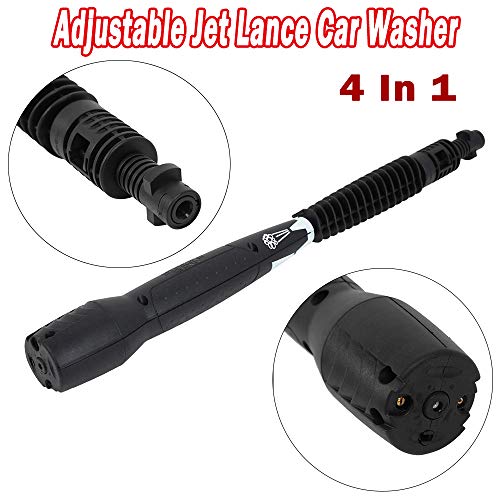 Fai Top Boquilla de Lanza Ajustable de Alta Presi¨®n 4 en 1 para Karcher K2 K3 K4 K5 K6 K7