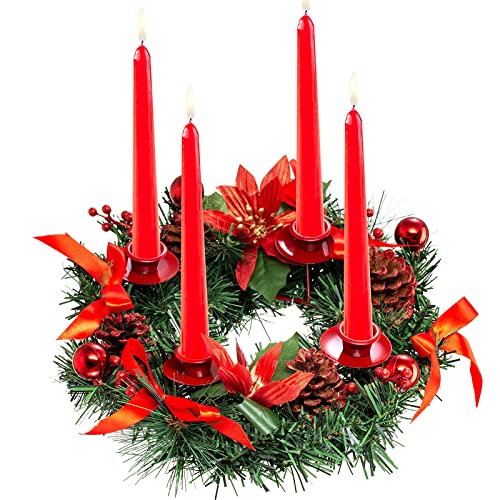 Guirnalda Decorativa de 35 cm para Decoración de otoño,Guirnalda de muérdago Artificial, Navidad, decoración de Fiesta Cover