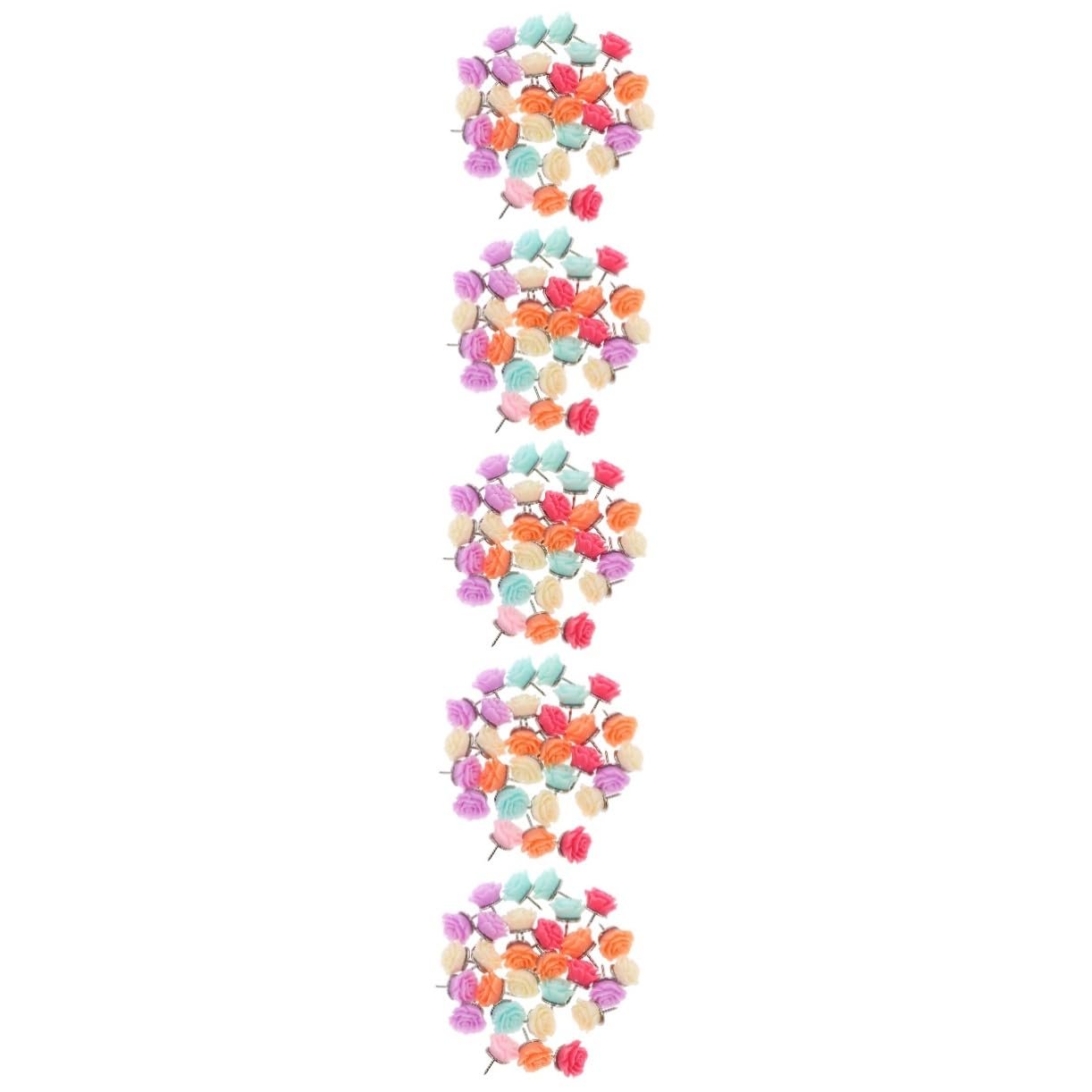 150stücke Resin Pushpins Für Pinnwand Süße Blumennadeln in Farben Für Korktafeln Kunsthandwerk Und Kartenmarkierungen Einfach Zu Lagern Und Handschonend