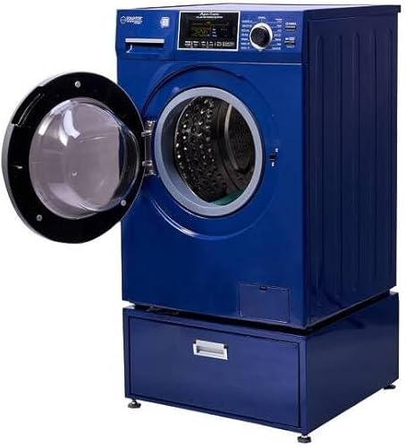 Miniatura 5 de Equator All-In-One VENTEDVENTLESS Washer-Dryer 1.9cf18lb 1400RPM 110V + Pedestal (Midnight Blue + PDL 4455 Midnight Blue)