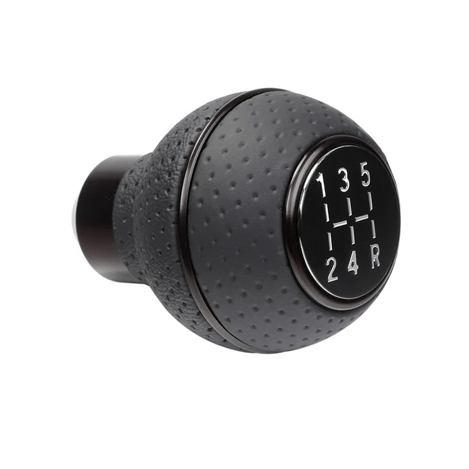 Jeocoai Black Car Gear Knob 5Speed Universal Aluminium Car Gear Shift Knob M8 M10 M11 M12 For Manual Transmission Automatic Level(Black)