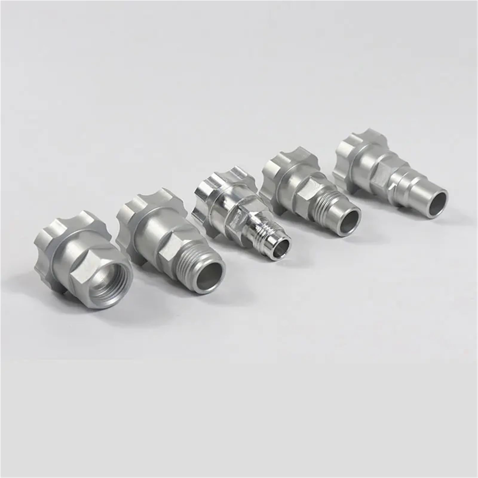Aluminium Legierung Spritzpistole Stecker PPS Adapter Spritzpistole Tasse adapter Einweg Messbecher Geeignet for SA-TA(Aluminum alloy 1)