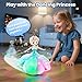 Girl Toys Age 4-5,Birthday Gifts for 1 2 3 4 Year Old Girls,Dancing Princess Interactive Spin Robot Toys for Girls with Colorful Flashing Lights & Music,Christmas Festival Gifts for Toddler
