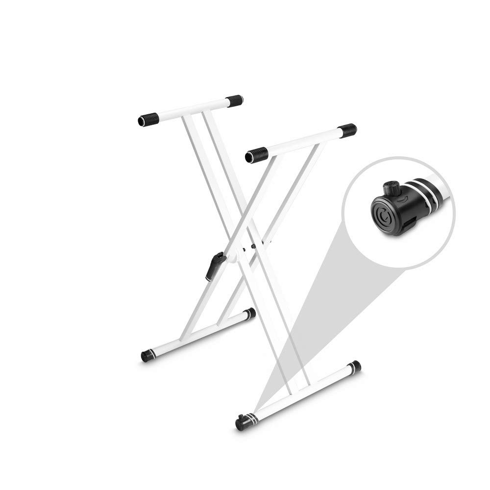 Gravity KSX 2 W - Soporte de Teclado tipo Tijera doble blanco