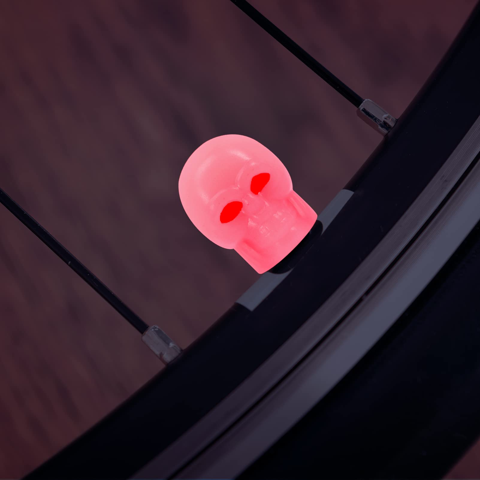 Gatuida 80pièces Bouchons De Valve Fluorescents pour Pneus De Voiture Et Vélo Accessoires Anticorrosion Éclat Obscurité Design Pratique Et