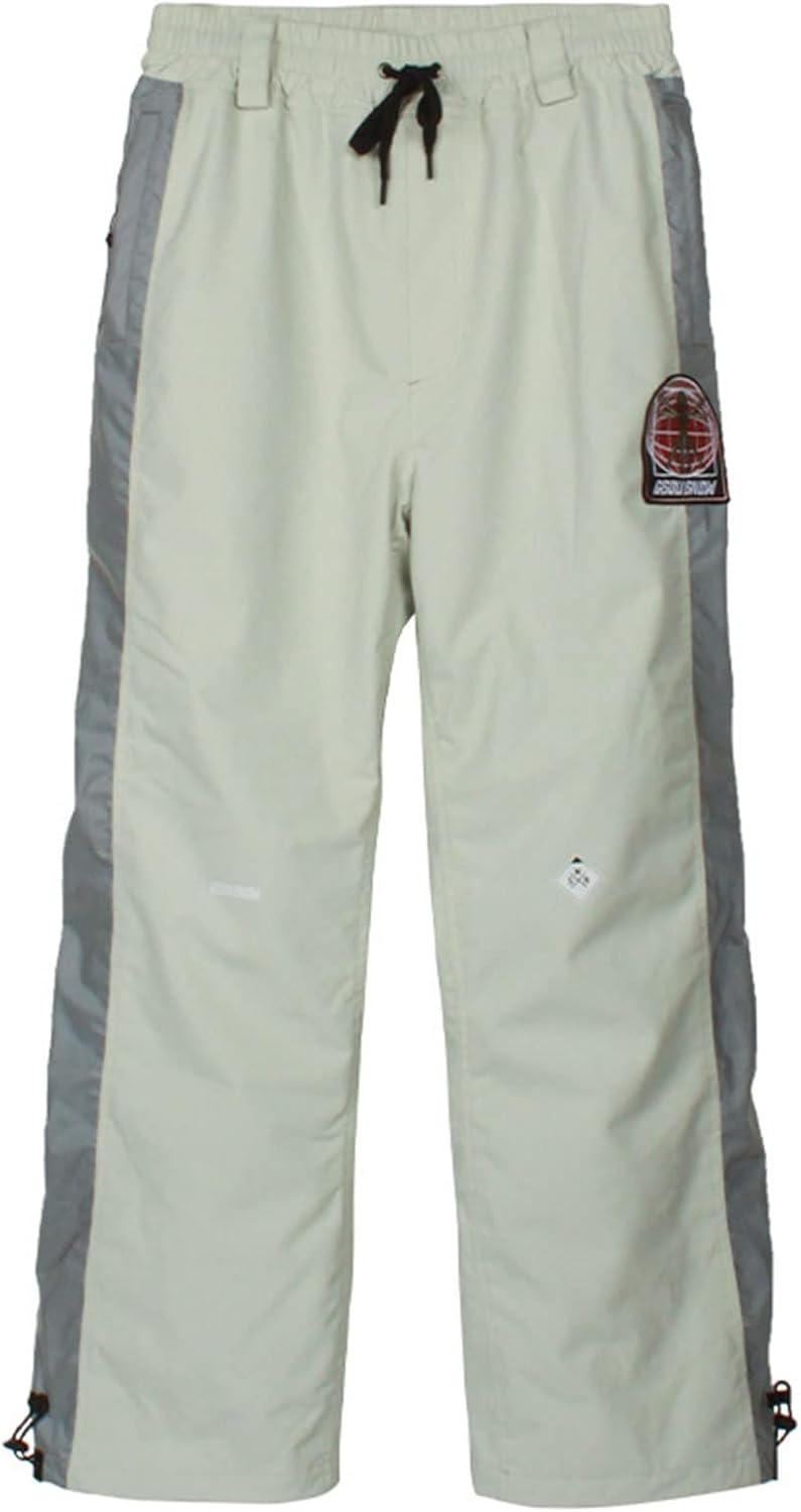 Women Noctilucent Snowboard Trousers Snow Pants Ski Pants, Ideal For Winter Sports, Skiing, Snowboarding (Color : White, Size : X-Large)