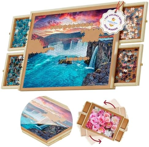 Beyond Innoventions Rotating Puzzle Board with Drawers
