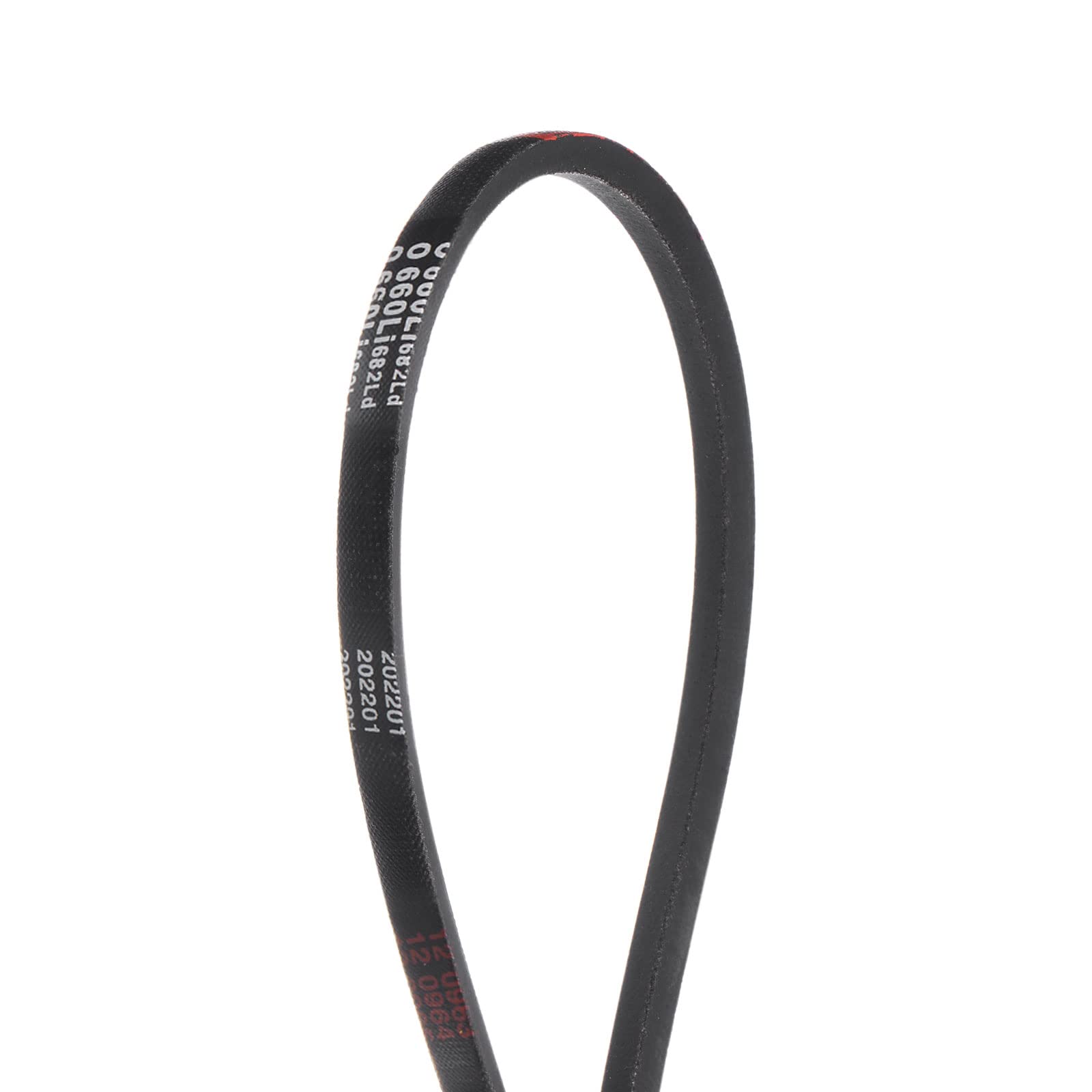 sourcing map O-660 V-Belts Drive Belt 660mm Inner Girth 10mm Width 6mm Height Rubber for Power Transmission โ image 1