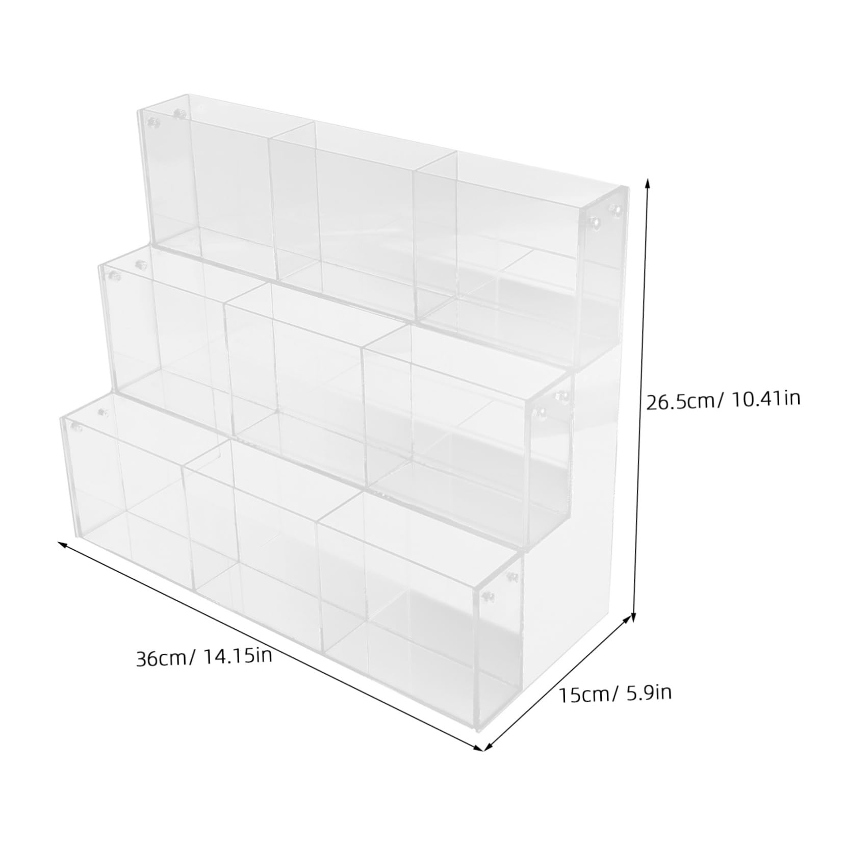 Lottoscheinhalter aus Acryl mit Modernem Design Durchsichtige Aufbewahrungsbox für Dokumente und Berichte für Büro und Geschäft