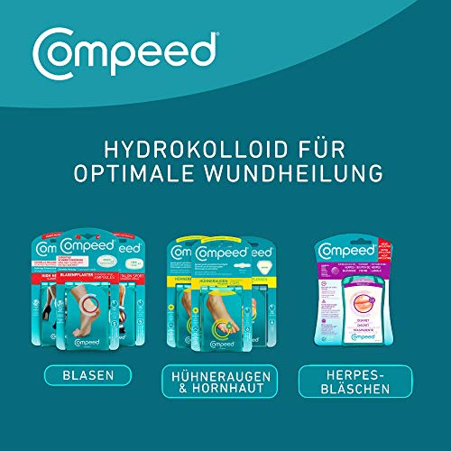 Compeed Herpesbläschen Patch Doppelpack - mit Applikator – für beschleunigte Wundenheilung – gegen Herpes im Gesicht, 30 Patches